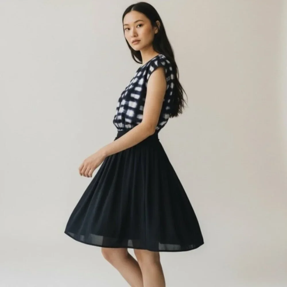 armani exchange little black dress Armani Exchange cut-out Sleeveless Mini Dress | Black